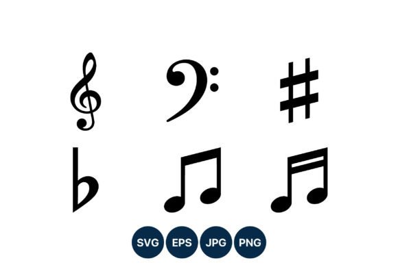 Download Music Notes Treble Bass Clef Vector - Clef Collection