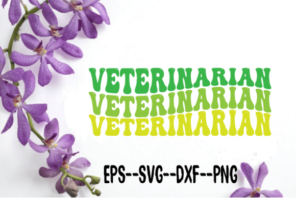 Download Veterinarian New Wavy Retro Svg - Veterinarian Collection