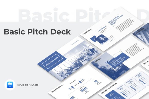 Download Basic Pitch Deck Keynote Presentation - Pitch deck Collection