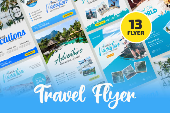 Download Travel Flyer Bundle - Premium Bundle