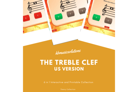 Download Beginner Music Theory US Version Unit 4 the Treble Clef - Clef Collection