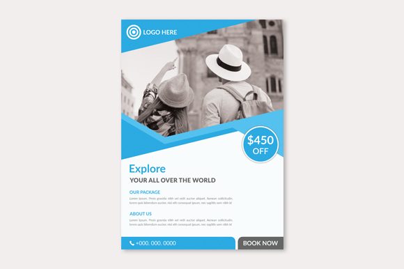 Download Travel Flyer Template Layout - Premium Bundle