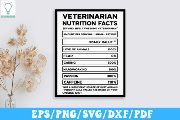Download Veterinarian Nutrition Facts SVG - Veterinarian Collection